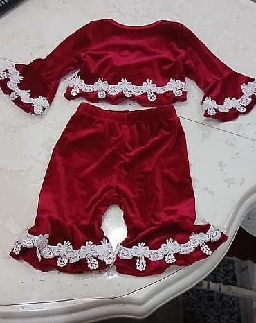 Komplet svečanih haljinica i odeće za bebice/devojčice - Roze na lalafo.rs — 3 Komplet svečanih haljinica i odeće za bebice/devojčice - Roze — 3