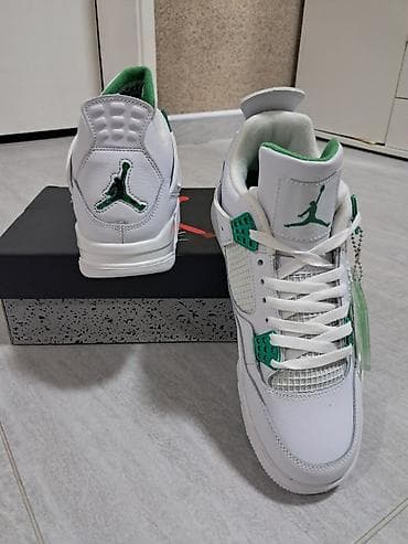 Nike Air Jordan 4 – White/Green - Model: Air Jordan 4 Retro - Boje at lalafo.rs — 2 Nike Air Jordan 4 – White/Green - Model: Air Jordan 4 Retro - Boje — 2