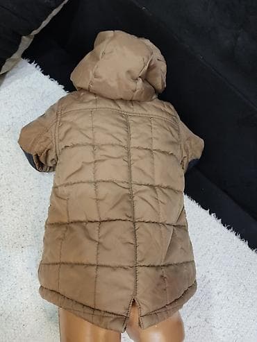 Dečja zimska jakna sa kapuljačom - Boja: bež sa sivim detaljima - na lalafo.rs — 3 Dečja zimska jakna sa kapuljačom - Boja: bež sa sivim detaljima - — 3