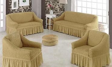 PREKRIVAČI ZA TROSED, DVOSED I FOTELJU SA KARNERIMA Komplet samo 4600 na lalafo.rs — 1 PREKRIVAČI ZA TROSED, DVOSED I FOTELJU SA KARNERIMA Komplet samo 4600 — 1