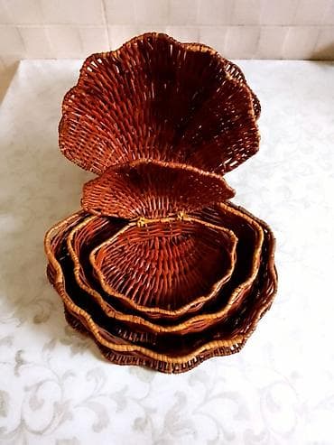 Home Decor: Set od tri dekorativne pletene korpice za nakit ili neke druge at lalafo.rs — 2 Home Decor: Set od tri dekorativne pletene korpice za nakit ili neke druge — 2