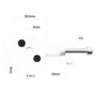 Home & Garden: Aluminijumski nosač/adapter za montažu sa zavrtnjem M5 – set od 2 at lalafo.rs — 5 Home & Garden: Aluminijumski nosač/adapter za montažu sa zavrtnjem M5 – set od 2 — 5