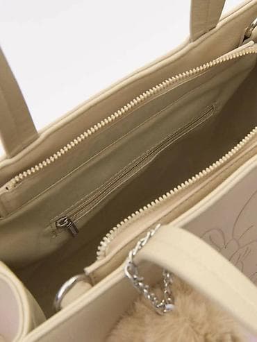 original esprit: Elegantna ženska torba u bež nijansi sa reljefnim detaljem Minnie at lalafo.rs — 3 original esprit: Elegantna ženska torba u bež nijansi sa reljefnim detaljem Minnie — 3