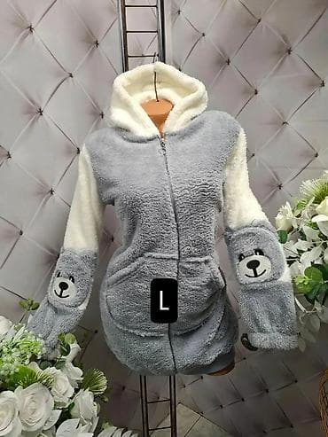 Ženska plišana dukserica sa rajsferšlusom i kapuljačom. - Materijal at lalafo.rs — 2 Ženska plišana dukserica sa rajsferšlusom i kapuljačom. - Materijal — 2