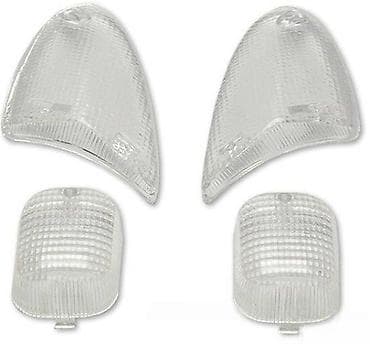 Set prozirnih stakala za žmigavce – 4 komada - Prozirne/bele sočiva na lalafo.rs Set prozirnih stakala za žmigavce – 4 komada - Prozirne/bele sočiva