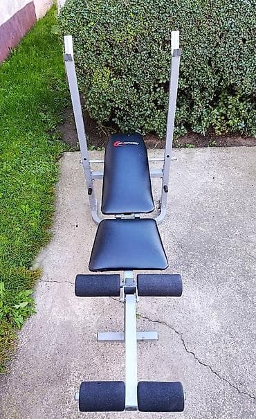 Bench klupa sa dodatkom za treniranje nogu. Podesiva bench klupa (4 na lalafo.rs — 2 Bench klupa sa dodatkom za treniranje nogu. Podesiva bench klupa (4 — 2