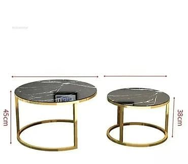 Table bases: Klub sto – Dostupan u dve boje Set od dva stolića za dnevnu sobu at lalafo.rs — 1 Table bases: Klub sto – Dostupan u dve boje Set od dva stolića za dnevnu sobu — 1