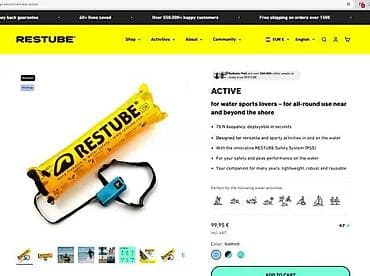 Sports & Leisure: RESTUBE – kompaktni sistem za bezbednost na vodi - Samonaduvavajuća at lalafo.rs — 2 Sports & Leisure: RESTUBE – kompaktni sistem za bezbednost na vodi - Samonaduvavajuća — 2