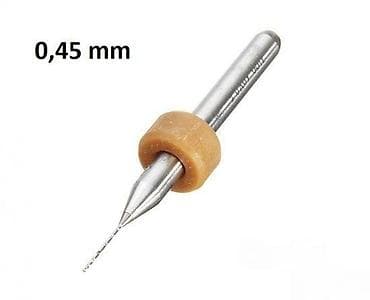 Mikro burgija za PCB – prečnik 0,45 mm - Precizna spiralna burgija na lalafo.rs Mikro burgija za PCB – prečnik 0,45 mm - Precizna spiralna burgija