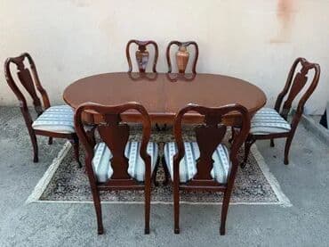 Stilske garniture: Stilski CHERRY trpezarijski sto i 6 stolica - ODLIČNO STANJE 🍽️✨ na lalafo.rs — 6 Stilske garniture: Stilski CHERRY trpezarijski sto i 6 stolica - ODLIČNO STANJE 🍽️✨ — 6