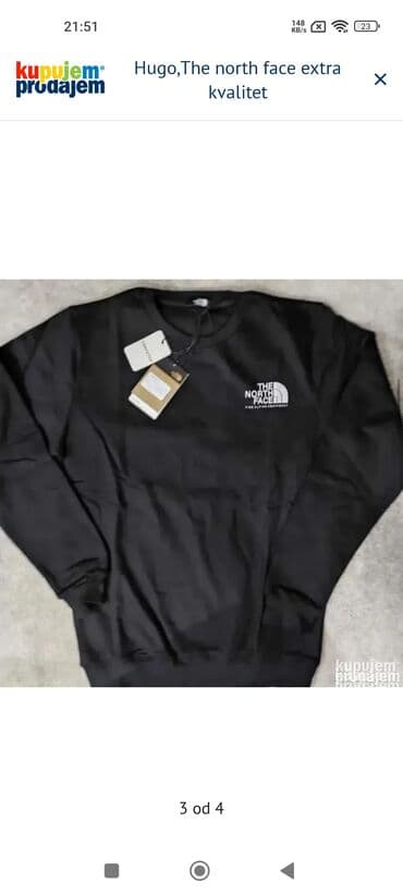 Duks, XL, The North Face, bоја - Crna na lalafo.rs Duks, XL, The North Face, bоја - Crna