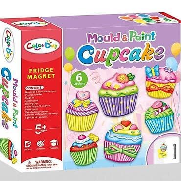 Kreativne i edukativne igračke: Kreativni set Color Day – Mould & Paint Cupcake (frižider magneti) na lalafo.rs — 1 Kreativne i edukativne igračke: Kreativni set Color Day – Mould & Paint Cupcake (frižider magneti) — 1