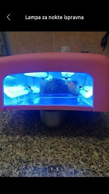 Lampa za nokte ispravna, roze boje
Mirjevo na lalafo.rs — 5 Lampa za nokte ispravna, roze boje
Mirjevo — 5