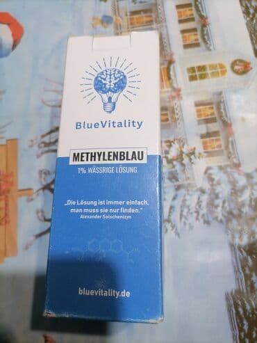 Ostali medicinski proizvodi: BlueVitality Methylenblau – 1% vodeni rastvor - Brend: BlueVitality na lalafo.rs Ostali medicinski proizvodi: BlueVitality Methylenblau – 1% vodeni rastvor - Brend: BlueVitality