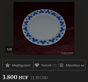 Antiques: Desertni tanjiri Alfoldi Madjarska 1968 do 1987 god. Desertni at lalafo.rs — 3 Antiques: Desertni tanjiri Alfoldi Madjarska 1968 do 1987 god. Desertni — 3