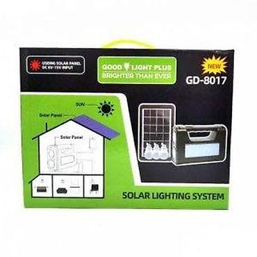 Bicikli: Solarni rasvetni set Good Light Plus GD-8017 Kompletni sistem za na lalafo.rs — 9 Bicikli: Solarni rasvetni set Good Light Plus GD-8017 Kompletni sistem za — 9