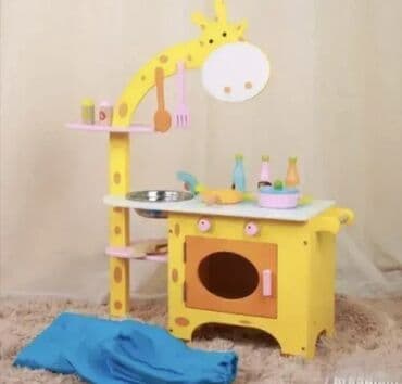 Dečije kuhinje: Žirafa drvena kuhinja za decu Drveni kuhinjski set je savršen poklon na lalafo.rs — 3 Dečije kuhinje: Žirafa drvena kuhinja za decu Drveni kuhinjski set je savršen poklon — 3