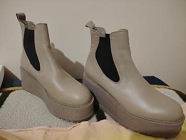 Ženske čizme na platformu – bež/tape Nove Chelsea čizme Shoes Factory na lalafo.rs — 1 Ženske čizme na platformu – bež/tape Nove Chelsea čizme Shoes Factory — 1