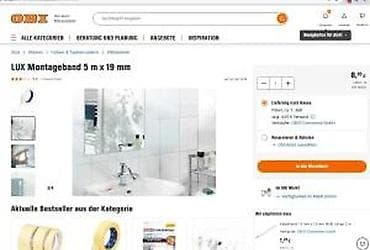 LUX montažna traka 5 m x 19 mm - Snažna dvostrano lepljiva traka za na lalafo.rs LUX montažna traka 5 m x 19 mm - Snažna dvostrano lepljiva traka za