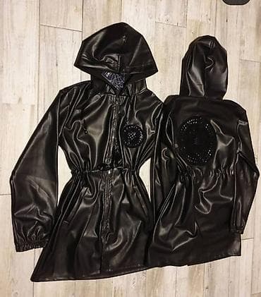 Kišna jakna sa kapuljačom i cirkonima na leðima na lalafo.rs — 2 Kišna jakna sa kapuljačom i cirkonima na leðima — 2