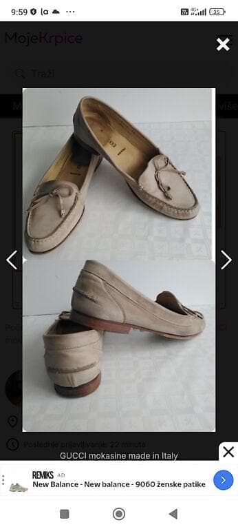 SNIŽENO!!!GUCCI mokasine – made in Italy - Model: klasične mokasine na lalafo.rs — 6 SNIŽENO!!!GUCCI mokasine – made in Italy - Model: klasične mokasine — 6