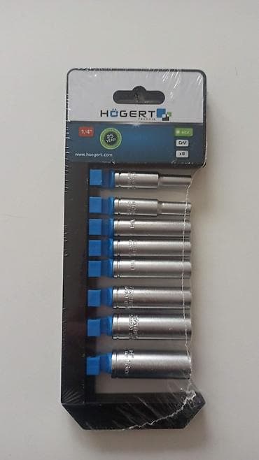 Högert set dugih nasadnih ključeva 1/4" Profesionalni set za montažu na lalafo.rs — 1 Högert set dugih nasadnih ključeva 1/4" Profesionalni set za montažu — 1