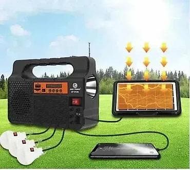 Camping equipment: Prenosivi solarnik sistem
solarna lampa
2875.0 at lalafo.rs — 2 Camping equipment: Prenosivi solarnik sistem
solarna lampa
2875.0 — 2
