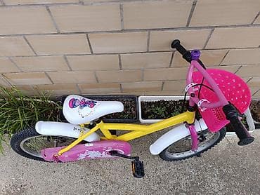 Deciji bicikl zuto-roze 16", za devojcice Decija bicikla zuto-roze za na lalafo.rs — 4 Deciji bicikl zuto-roze 16", za devojcice Decija bicikla zuto-roze za — 4