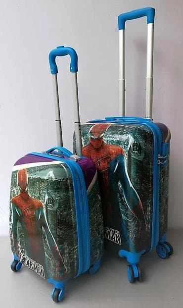 Backpacks, bags and suitcases: Dečiji set kofera – Spider‑Man motiv - Dva kofera u setu: veći kofer at lalafo.rs — 2 Backpacks, bags and suitcases: Dečiji set kofera – Spider‑Man motiv - Dva kofera u setu: veći kofer — 2