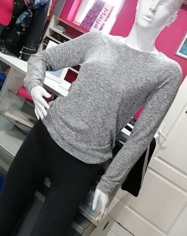 S (EU 36), Pamuk, Jednobojni, bоја - Siva na lalafo.rs S (EU 36), Pamuk, Jednobojni, bоја - Siva