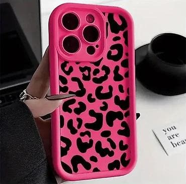 Ružičasti zaštitni maska/kejs za telefon sa leopard printom - Dizajn na lalafo.rs Ružičasti zaštitni maska/kejs za telefon sa leopard printom - Dizajn