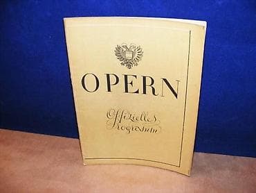 Opern Theater Offizielles Programm Fidelio 15. juni 1937 na lalafo.rs Opern Theater Offizielles Programm Fidelio 15. juni 1937