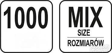 Set rascepka, 1000 kom - PROFI YATO, Poljska Cena: 1.000 din Set na lalafo.rs — 4 Set rascepka, 1000 kom - PROFI YATO, Poljska Cena: 1.000 din Set — 4
