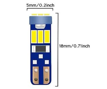 T5 LED - Tip/grlo: T5 (W1.2W) - Dimenzije: 18 mm dužina, 5 mm širina at lalafo.rs — 3 T5 LED - Tip/grlo: T5 (W1.2W) - Dimenzije: 18 mm dužina, 5 mm širina — 3