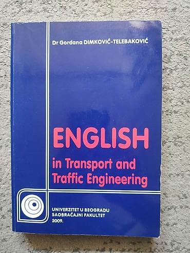 Books, Audio & Video formats: Prodajem udzbenik English in Transport and Traffic Engineering autora at lalafo.rs — 1 Books, Audio & Video formats: Prodajem udzbenik English in Transport and Traffic Engineering autora — 1