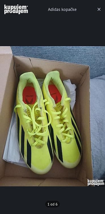 Sports & Leisure: Adidas kopačke – X Crazyfast (žute/crne) - Model: Adidas X Crazyfast at lalafo.rs — 1 Sports & Leisure: Adidas kopačke – X Crazyfast (žute/crne) - Model: Adidas X Crazyfast — 1