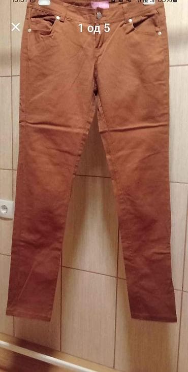 Nove ženske pantalone, L veličina, 97% pamuk, 3% elastin na lalafo.rs Nove ženske pantalone, L veličina, 97% pamuk, 3% elastin