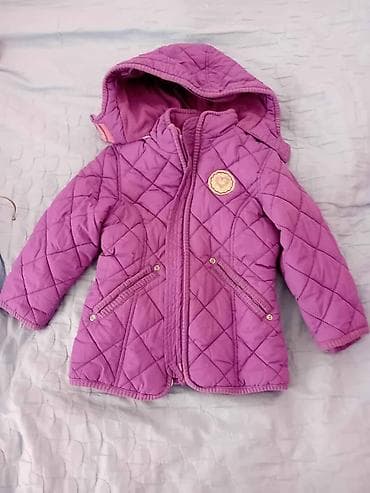 Dečja jakna sa kapuljačom – ljubičasta - Topla, prošivena jakna sa na lalafo.rs — 1 Dečja jakna sa kapuljačom – ljubičasta - Topla, prošivena jakna sa — 1