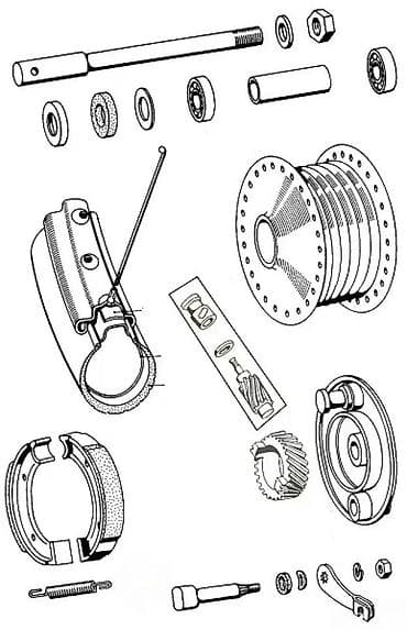Bike accessories: Opruga kočnice bubnja za bicikle - Tip: zatezna opruga sa kukama na at lalafo.rs — 3 Bike accessories: Opruga kočnice bubnja za bicikle - Tip: zatezna opruga sa kukama na — 3