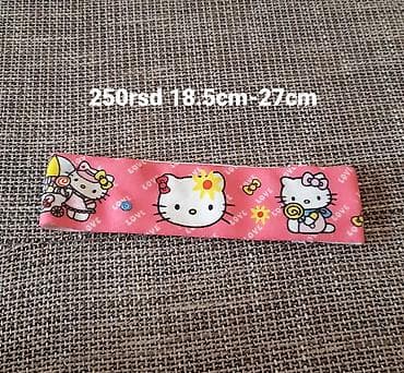 Traka za kosu – Hello Kitty motiv - Materijal: meka, elastična na lalafo.rs — 1 Traka za kosu – Hello Kitty motiv - Materijal: meka, elastična — 1