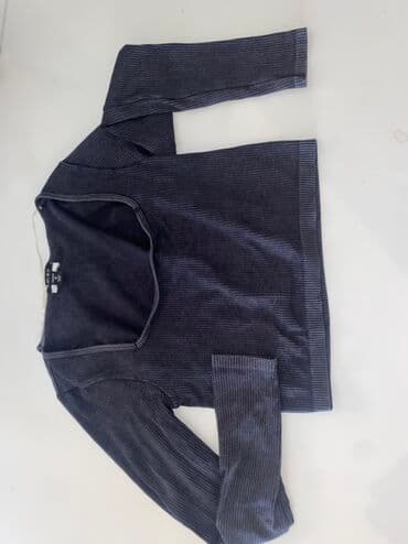 Ženska majica dugih rukava – - Model: prugasta rebrasta majica - na lalafo.rs Ženska majica dugih rukava – - Model: prugasta rebrasta majica -