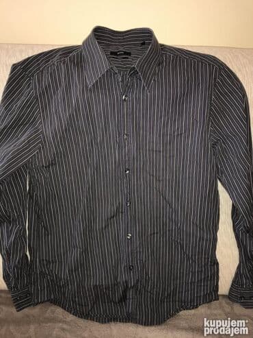 Original Hugo Boss kosulja 42/43 100% cotton Crna je u ramenima 49cm na lalafo.rs Original Hugo Boss kosulja 42/43 100% cotton Crna je u ramenima 49cm