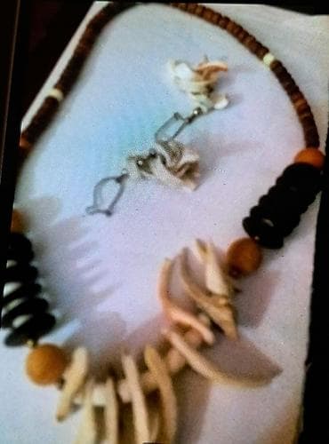 Komplet ogrlica i mindjuše od školjki na lalafo.rs — 2 Komplet ogrlica i mindjuše od školjki — 2