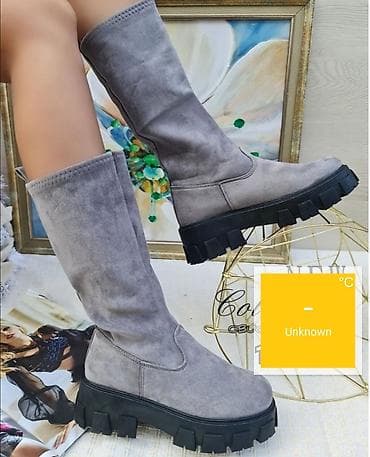 High boots, 38, color - Grey at lalafo.rs — 4 High boots, 38, color - Grey — 4