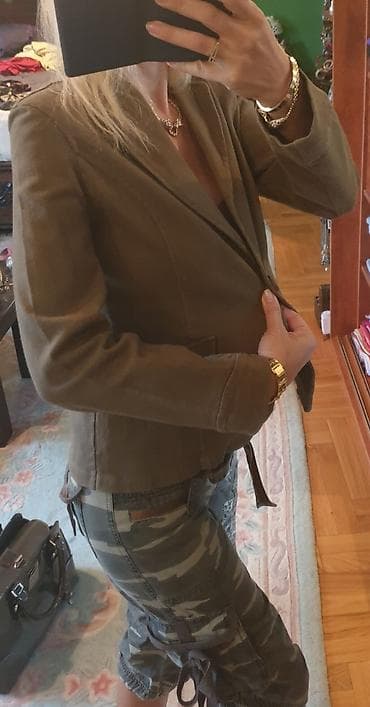 kom sa etiketom: Moon face sako blejzer, kratka jakna. Maslinasto zelene boje at lalafo.rs — 3 kom sa etiketom: Moon face sako blejzer, kratka jakna. Maslinasto zelene boje — 3