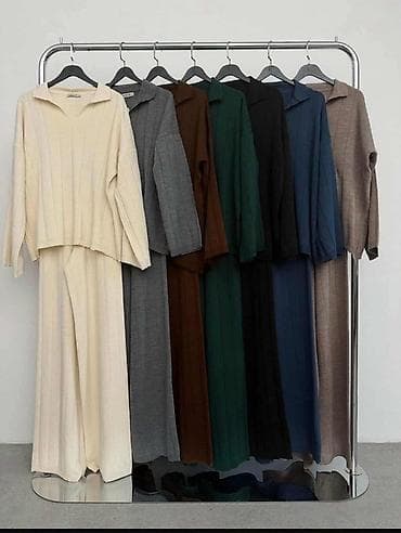 💫Ženski pleteni komplet – džemper i široke pantalone ✅Cena 4300 din na lalafo.rs — 2 💫Ženski pleteni komplet – džemper i široke pantalone ✅Cena 4300 din — 2