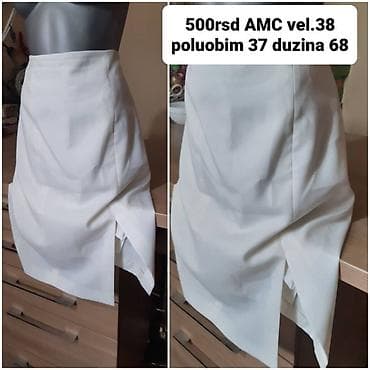 AMC bela suknja, veličina 38. Elegantna, ravnog kroja sa asimetričnim na lalafo.rs — 1 AMC bela suknja, veličina 38. Elegantna, ravnog kroja sa asimetričnim — 1