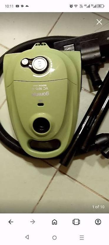 Vacuum & Steam Cleaners: Usisivač GORENJE na vreću platnenu kao nov je. higijenski sređen at lalafo.rs — 10 Vacuum & Steam Cleaners: Usisivač GORENJE na vreću platnenu kao nov je. higijenski sređen — 10