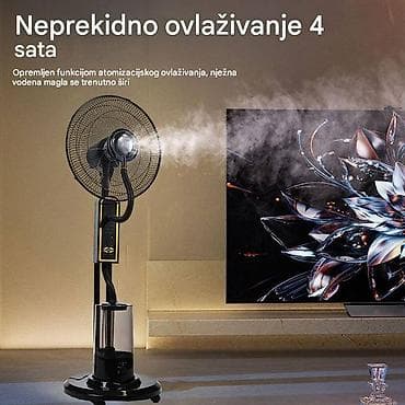 Stubni ventilatori: Električni ventilator sa ovlaživačem i atomizacijom - 2-u-1: snažan na lalafo.rs — 4 Stubni ventilatori: Električni ventilator sa ovlaživačem i atomizacijom - 2-u-1: snažan — 4