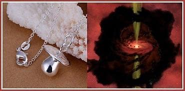 eko koza sa: Srebrna ogrlica sa priveskom u obliku cuclе - Materijal: metal na lalafo.rs — 1 eko koza sa: Srebrna ogrlica sa priveskom u obliku cuclе - Materijal: metal — 1